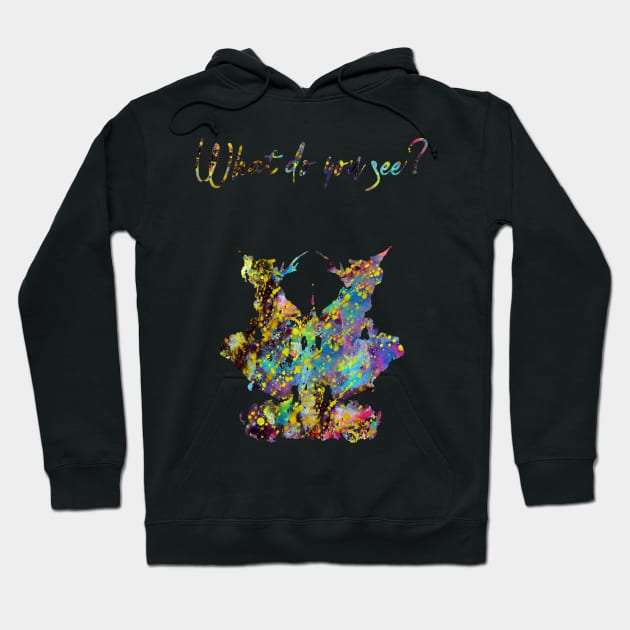 Rorschach inkblot test Hoodie by erzebeth